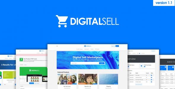 Digital Sell Marketplace PHP Script
